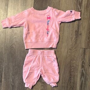 Champion Pink baby 3-6 months  Outfit
